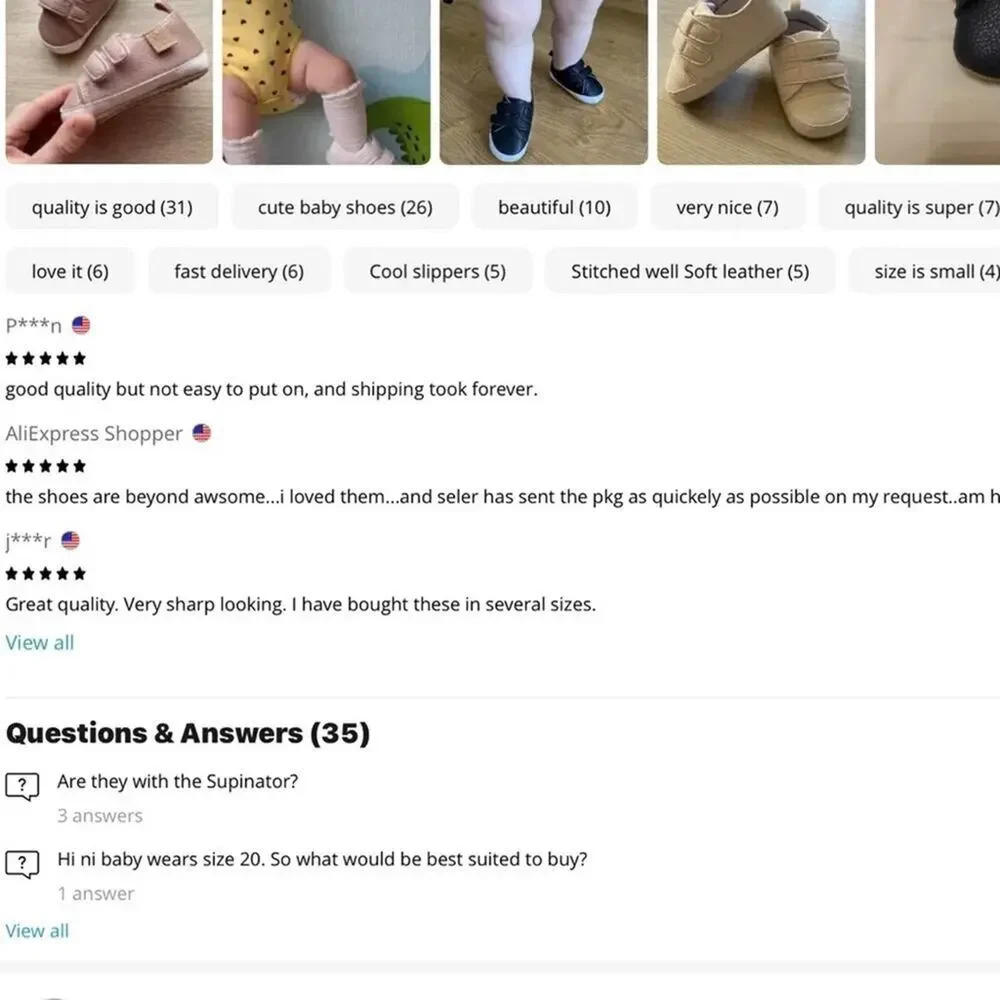 New baby leather shoes Size 1 0-6 months